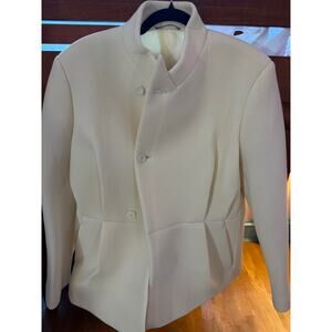 2025 Dior Structured Winter Blazer - Bar Jacket - Ecru - NWT